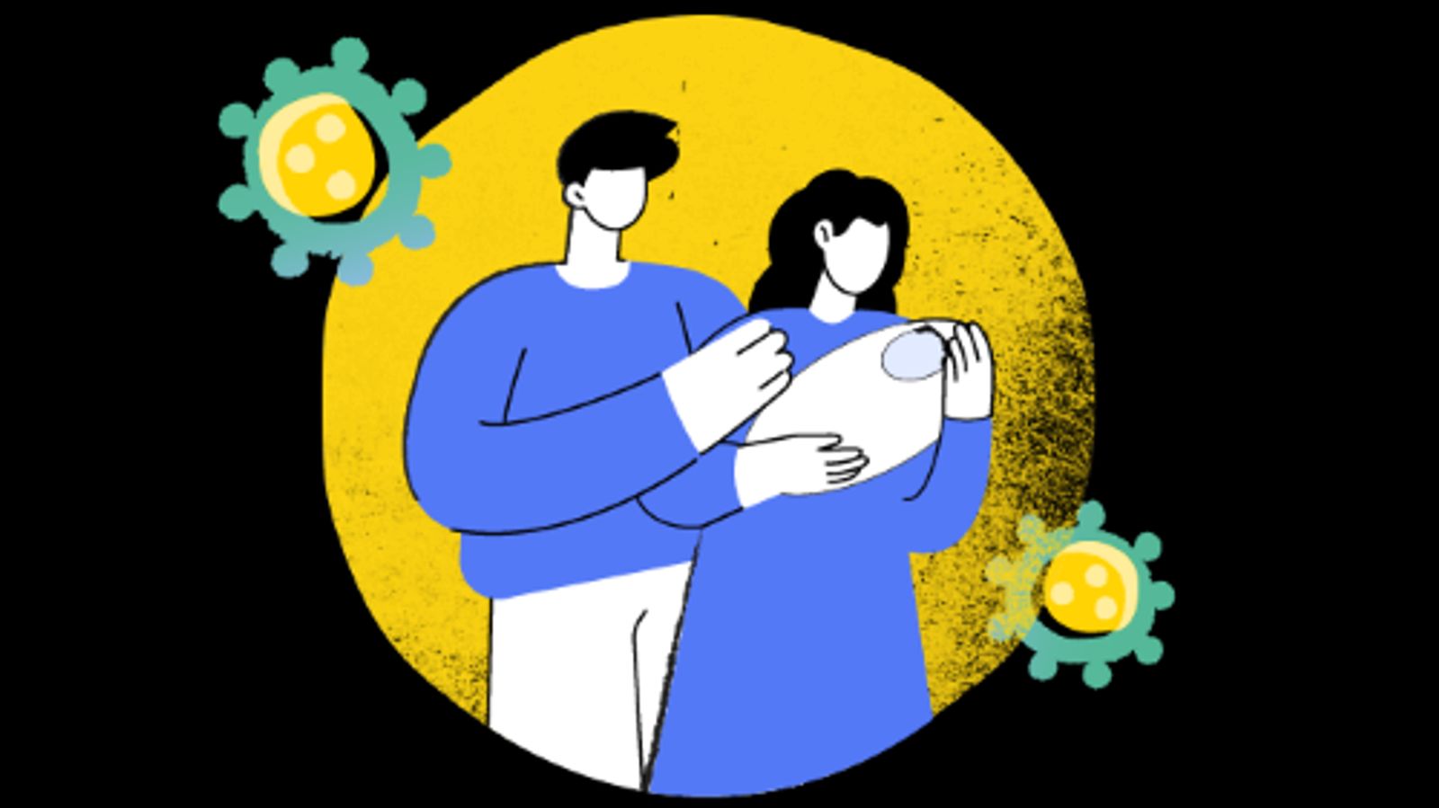 Rodzice trzymający dziecko