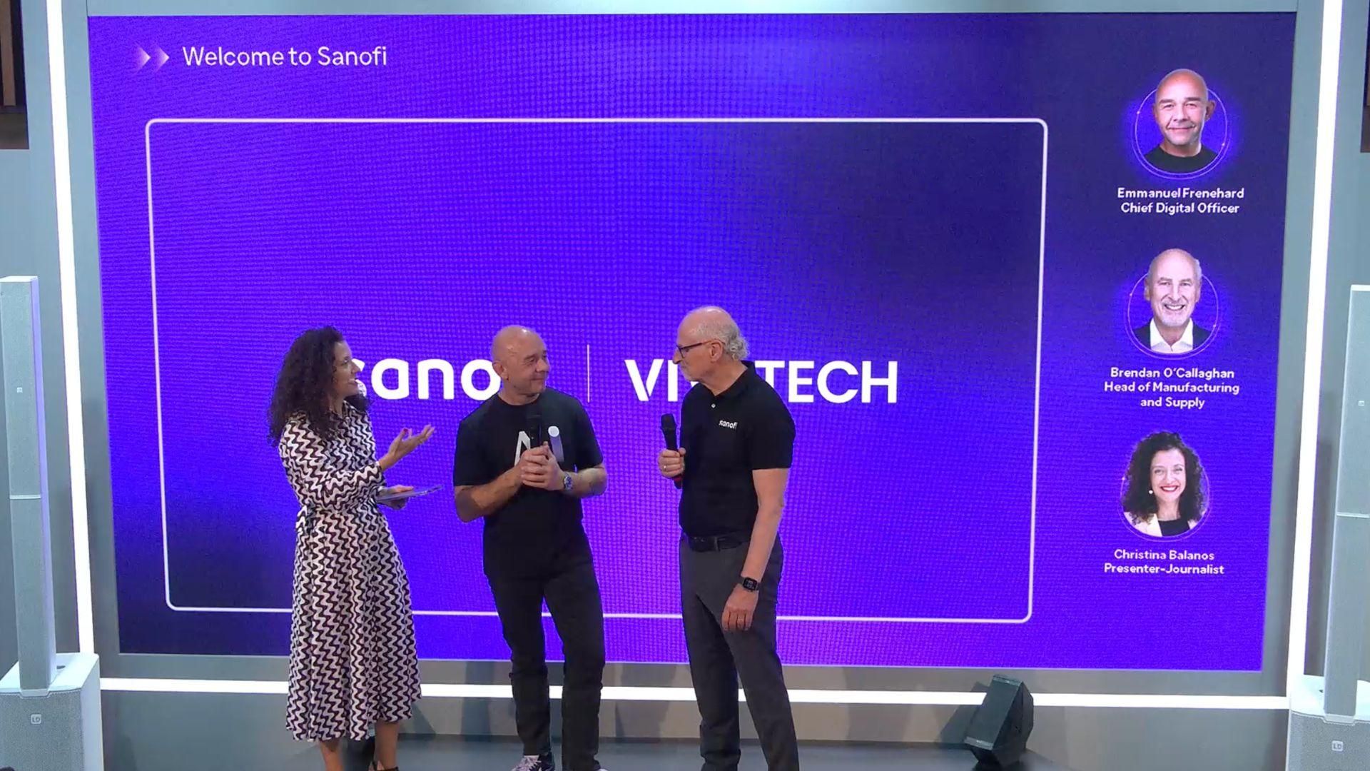 Emmanuel Frenehard (EVP, Chief Digital Officer) and Brendan O’Callaghan (EVP, Head of Manufacturing and Supply) on scene during the session.
