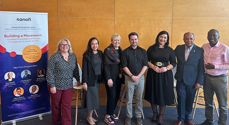 La série Changemakers de Sanofi a réuni des experts pour un panel au congrès de la Fédération mondiale de l’hémophilie 2024