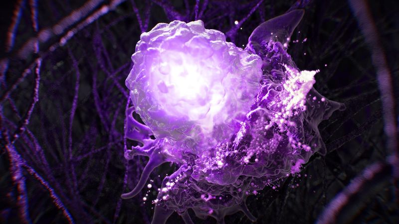 Microscopic view of cells