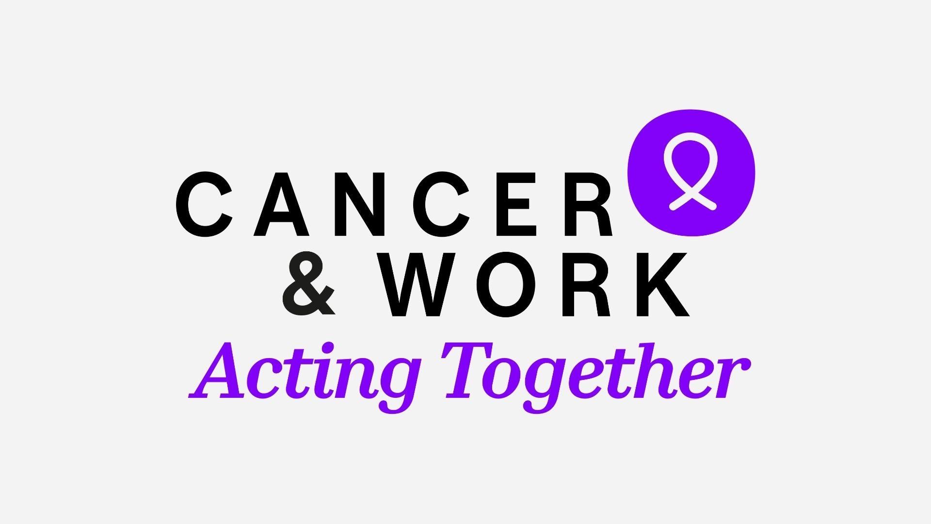 Logo of affinity group ready "Cancer & Work - Acting Together"