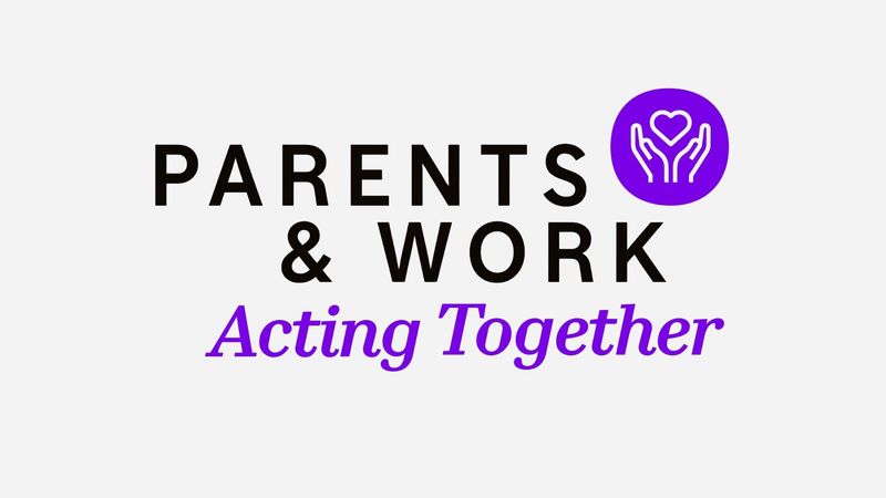 Logo of affinity group ready "Parents & Work - Acting Together"