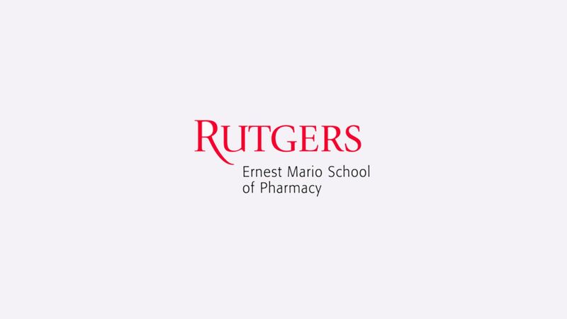 logo Rutgers University Ernest Mario School of Pharmacy